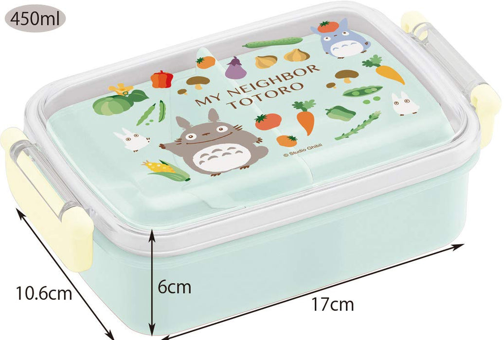 Skater Bento Lunch Box for Kids 450Ml My Neighbor Totoro Design Vibrant Vegetable Color Ghibli