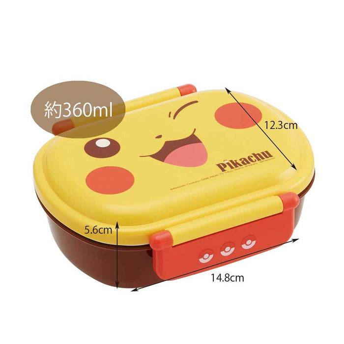 Skater Pikachu Pokemon Children's 360ml Bento Lunch Box - Made in Japan