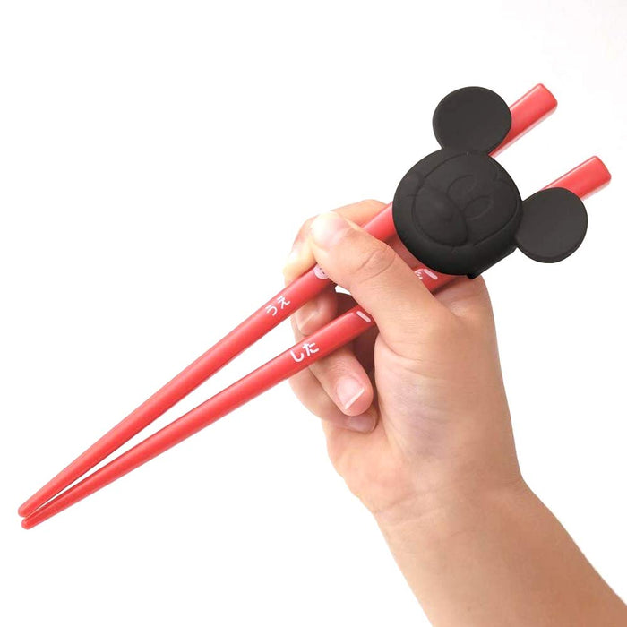 Skater Disney Mickey Mouse Kids Training Chopsticks with Silicone Holder