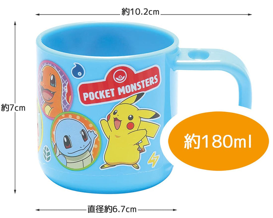 Skater 2021 Pokemon Children's 180ml Cup with Toothbrush Stand by Skater