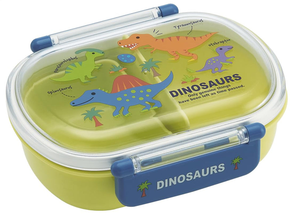 Skater Sinosaurus Picture Book Children's Lunch Box 1 Tier 360ml Antibacterial New Made in Japan