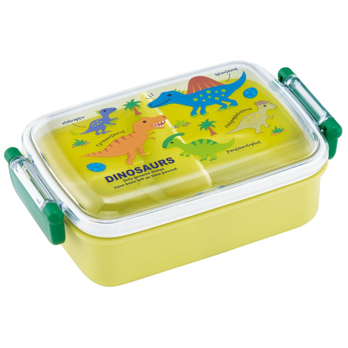 Lunchbox für Kinder mit Skater-Dinosaurier-Bilderbuch, 450 ml, antibakteriell, hergestellt in Japan