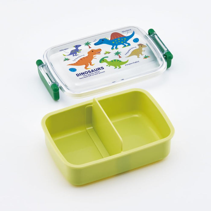 Boîte à lunch pour enfants Skater Dinosaur Picture Book 450 ml - Antibactérien fabriqué au Japon