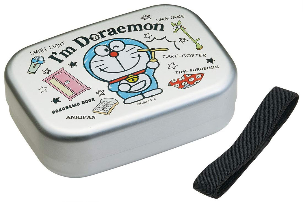 Skater Doraemon Secret Gadget Lunchbox aus Aluminium für Kinder, hergestellt in Japan, 370 ml