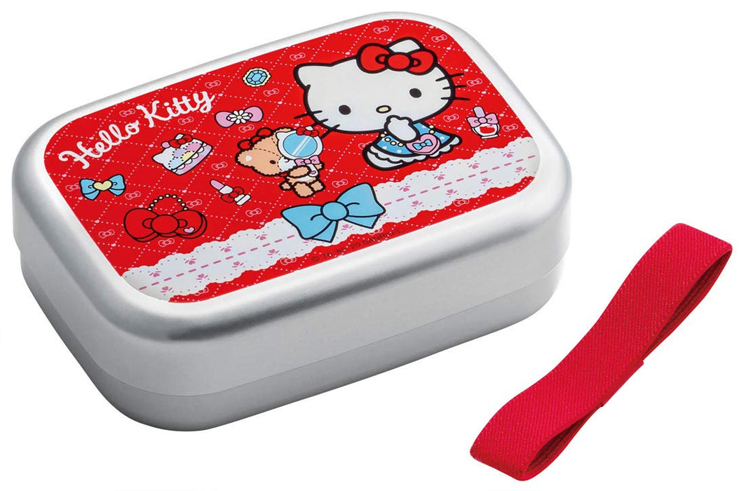 Skater Kitty Fashion Girl Aluminum Lunch Box 370ml Sanrio Made in Japan Children's