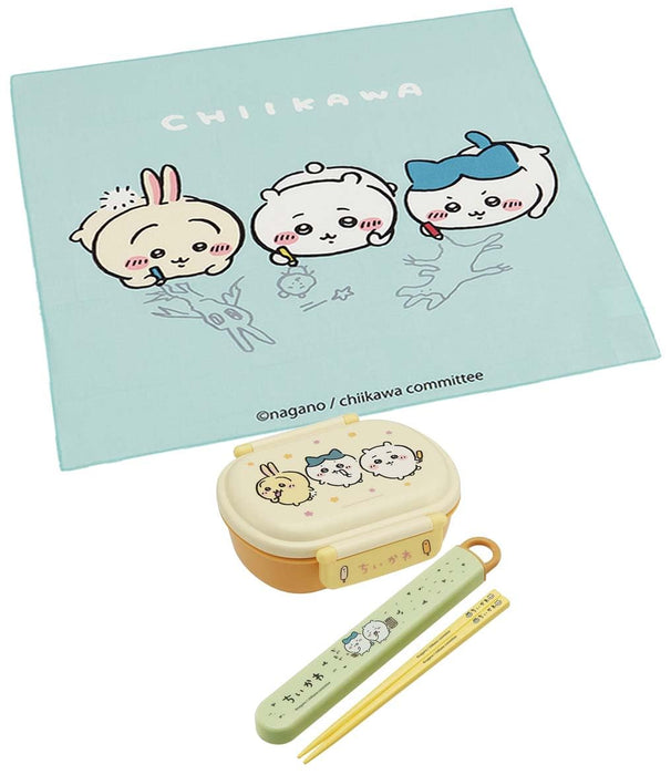 Boîte à lunch en tissu pour enfants Skater, lot de 2 Chiikawa KB4WN-A Collection