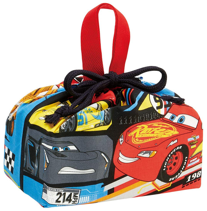 Skater Disney Cars Children's Lunch Box and Drawstring Bag Set Made in Japan