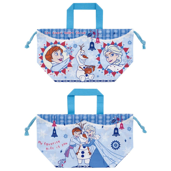 Skater Disney Frozen Children's Lunch Box with Drawstring Bag Made in Japan