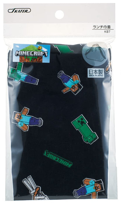 Skater Japan-Made Minecraft Kids Lunch Box with Drawstring Bag Kb7-A