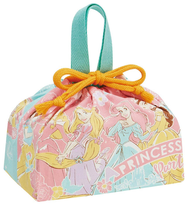 Skater Disney Princess 21 Kids Lunch Box Japanese Made Drawstring Bag KB7-A