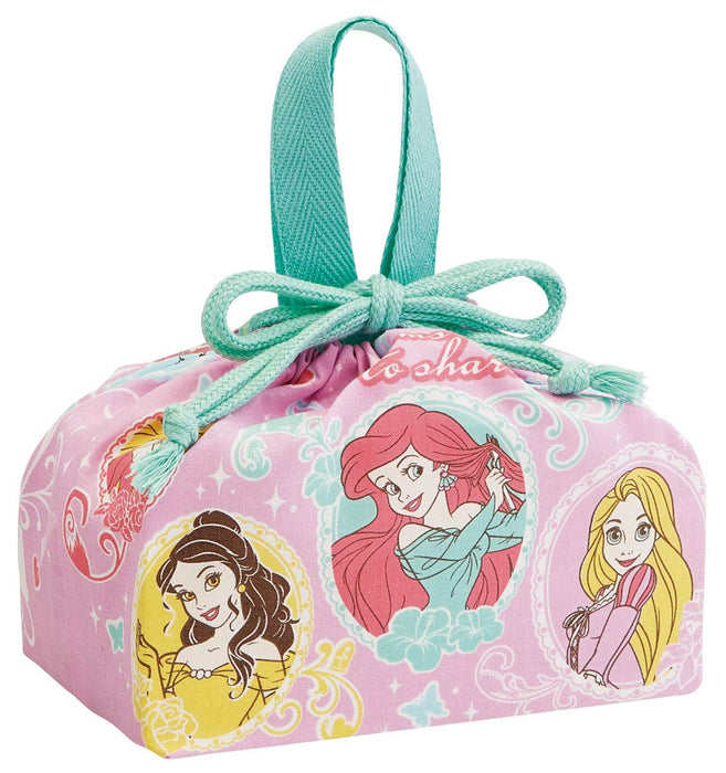 Skater Disney Princess Children's Lunch Box and Drawstring Bag Set Made in Japan