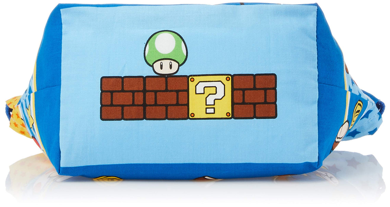 Skater Super Mario 17 Children's Lunch Box Drawstring Bag Made in Japan