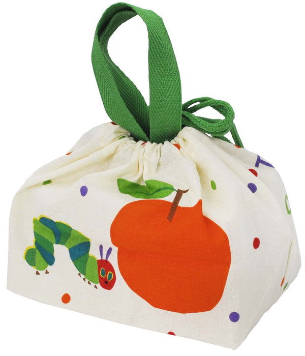 Skater Children's Hungry Caterpillar Lunch Box Drawstring Bag Made in Japan Kb7-A