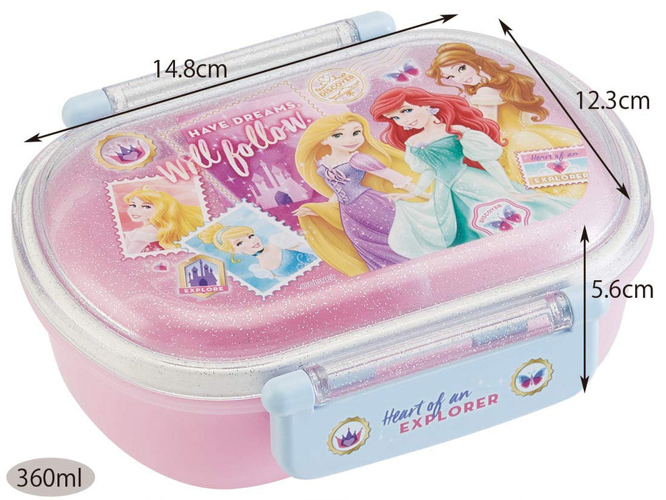 Skater Disney Princess 360ml Children's Lunch Box Made in Japan