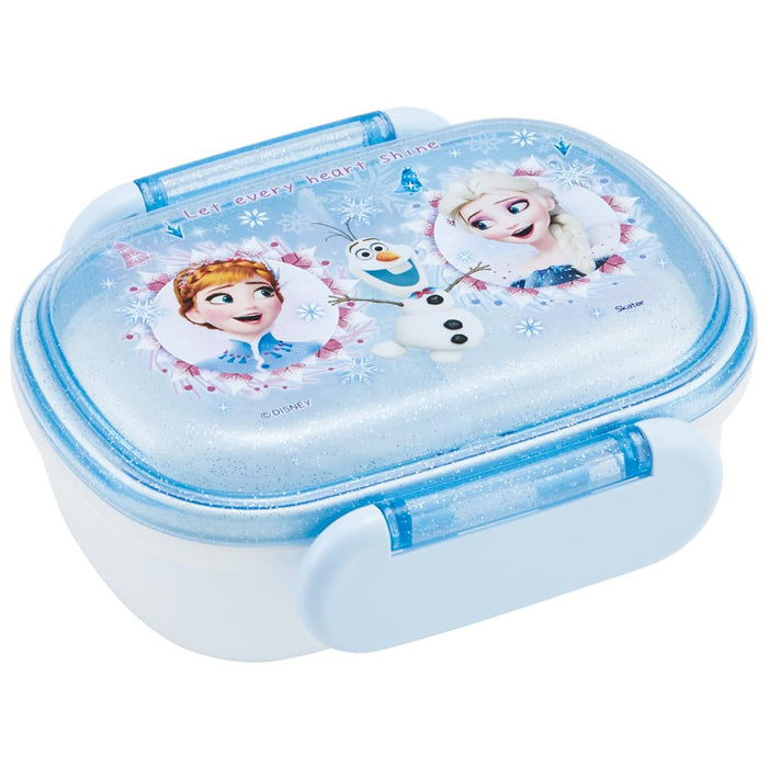 Skater Disney Frozen Children's 270ml Antibacterial Lunch Box - Small 1 Tier Made in Japan