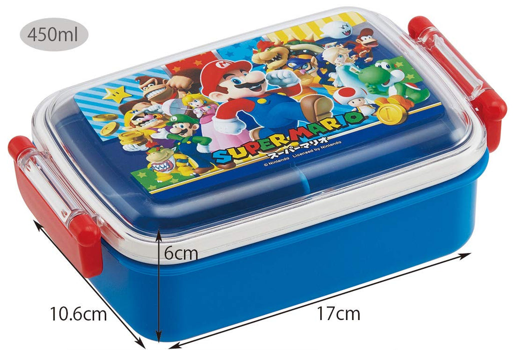 Skater Super Mario 450ml Children's Lunch Box - RBF3AN Model