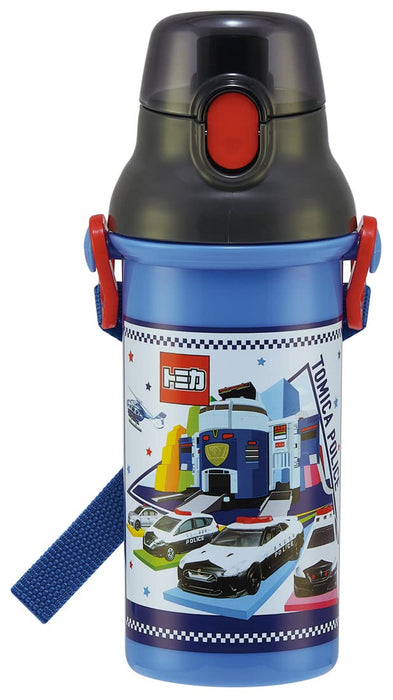 Skater 480ml Ag+ Antibacterial Tomica 22 Boys Plastic Water Bottle - Made in Japan