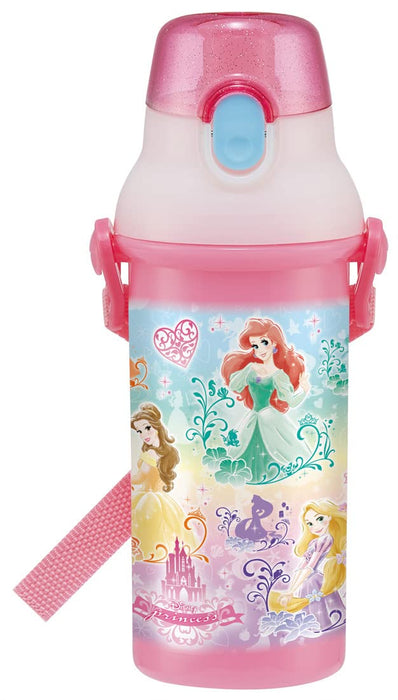 Skater Disney Princess 480ml Water Bottle for Girls Antibacterial Made in Japan