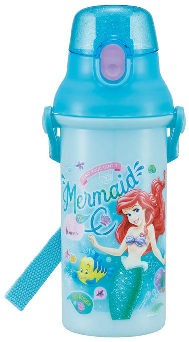 Skater Disney Ariel 2020 Neues Design – 480 ml Plastikwasserflasche für Kinder