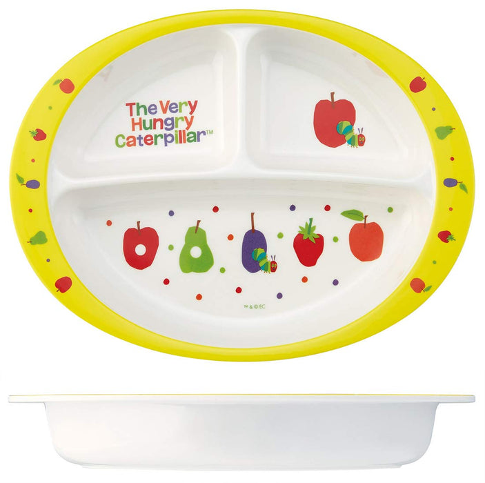 Skater Kids 750ml Melamine Lunch Plate - Very Hungry Caterpillar Fruit Design