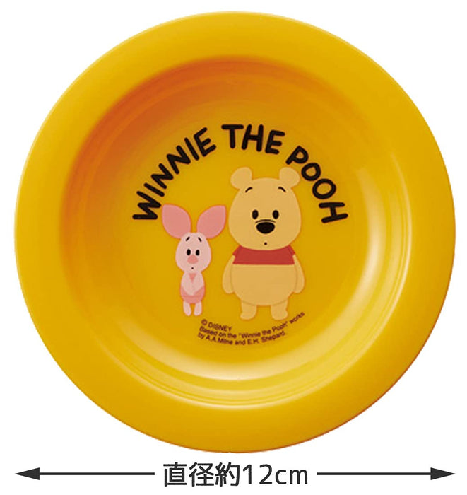 Skater Winnie the Pooh Disney Children's Plates Set of 3 12cm Made in Japan