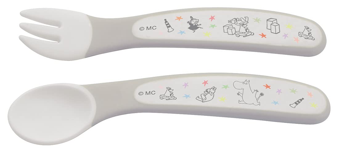 Skater Moomin Star Kids Spoon and Fork Set 12cm - SFB2-A