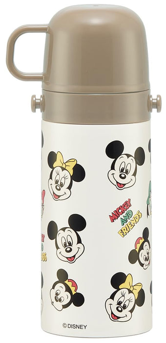 Skater Disney Mickey & Friends Child's 420ml Thermal Steel Water Bottle Small Capacity