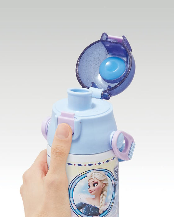 Skater Kids' Disney Frozen Stainless Steel Water Bottle Lightweight Child-Friendly Insulated 580ml Cup