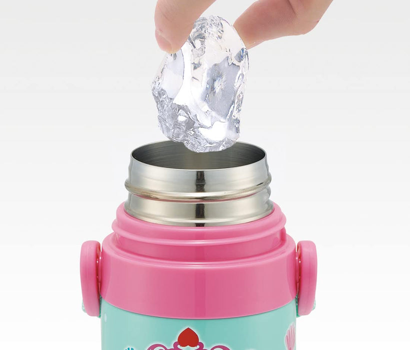 Skater Kids Thermal Ariel 22 Stainless Steel Water Bottle 470ml - Lightweight Girl-Friendly