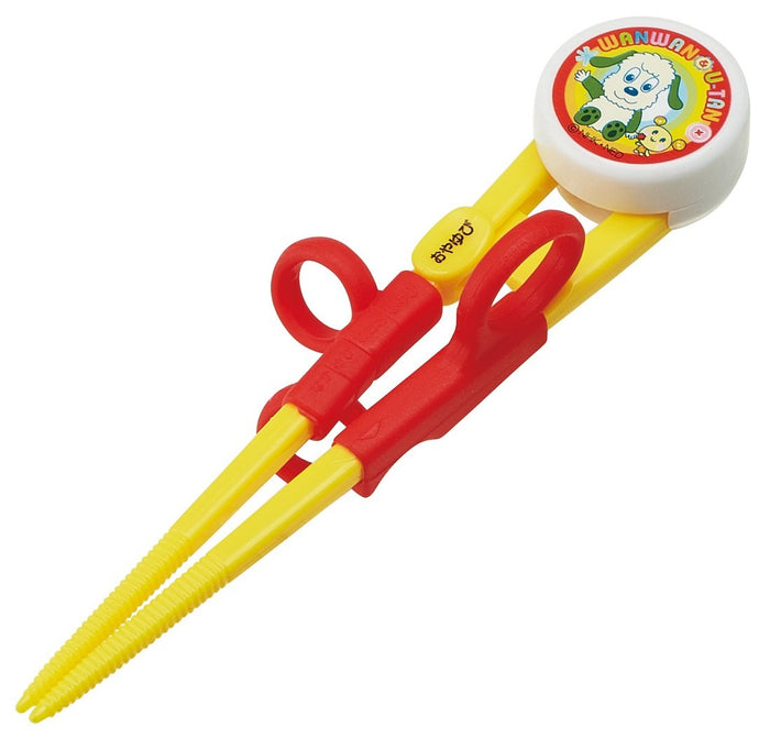 Skater Right-Handed 14cm Training Chopsticks for Ages 2-7 Inai Inai Baa Square Tips - ADXT1-A- Japan Figure Store - #1 Bring To You The Best Japanese Goods