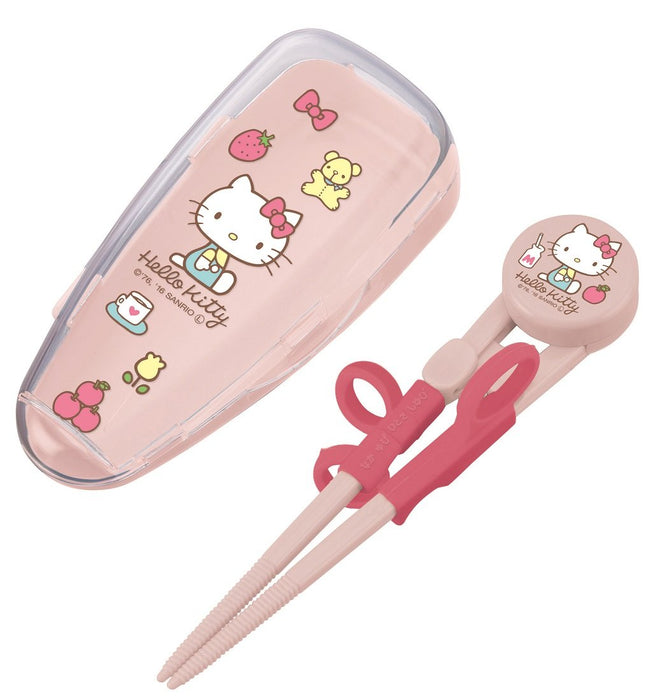 Skater Hello Kitty Children's Right-Handed Training Chopsticks 14cm Easy Pickup Ages 2-7