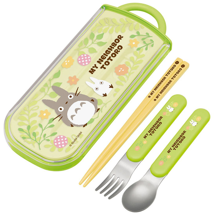 Skater Totoro Children's Trio Set - Japanese-Made Plants Ghibli Collection