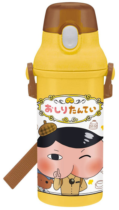 Skater Kinder-Wasserflasche, 480 ml, hergestellt in Japan, Butt Detective Troll-Design