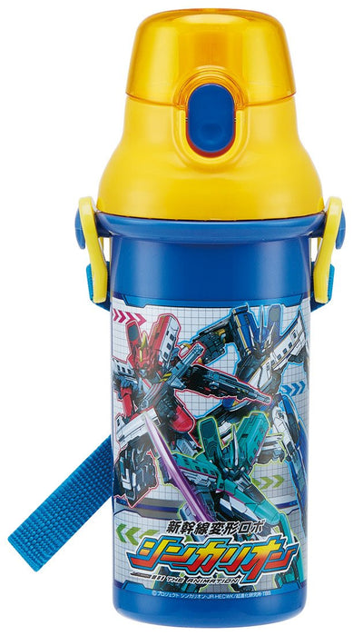 Skater Kinder-Wasserflasche, 480 ml, Shinkalion-Design, hergestellt in Japan