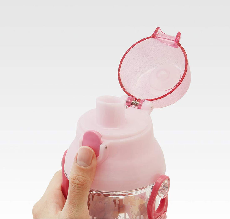 Skater Disney Princess Girls Water Bottle 480ml Clear Japan-Made