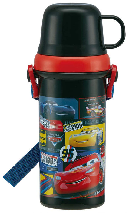 Skater Disney Cars 20 Kids Water Bottle with Cup 480ml - PSB5KD