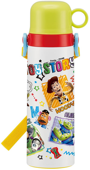 Skater Disney Toy Story 550ml Stainless Steel Children's Water Bottle with Cup