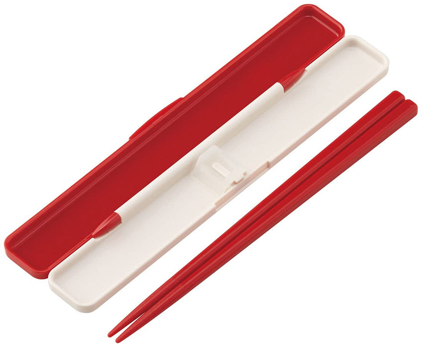 Skater 18cm Silver Ion Ag+ Antibacterial Chopsticks and Case Set Moomin Design Made in Japan