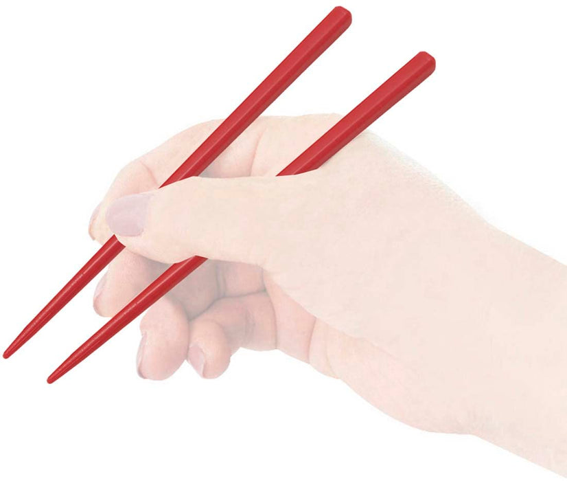 Skater Adult Chopsticks Set Cherry Red 18cm with Case Made in Japan Antibacterial - ABC3AG-A