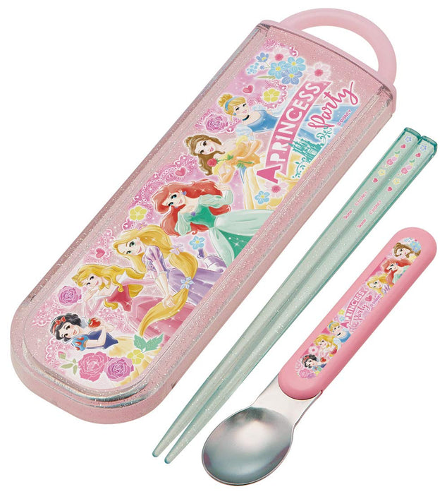 Skater Disney Princess 21 Chopsticks and Spoon Set Made in Japan