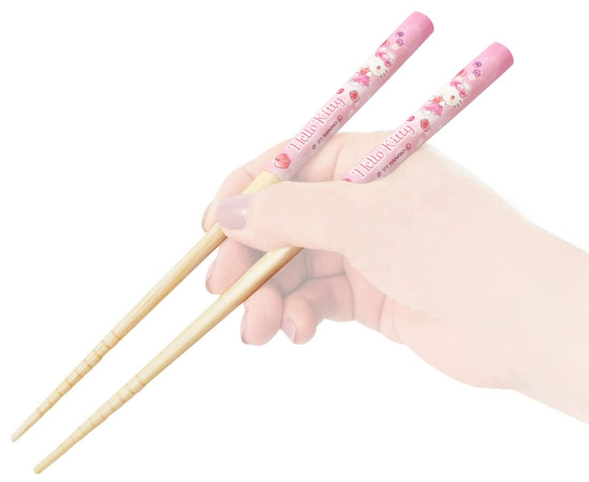 Skater Bamboo Chopsticks 16.5cm Kitty Sweets Design Sanrio Made in Japan