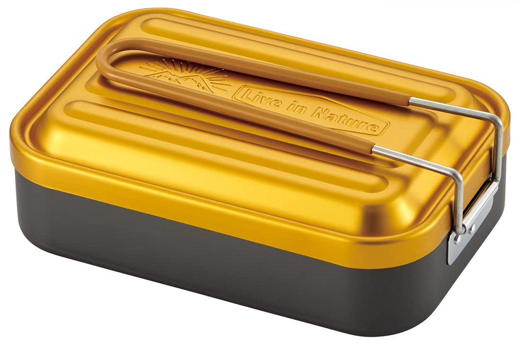 Skater 850ml Yellow Outdoor Mess Tin - No Seasoning Required - AFTM8N-A
