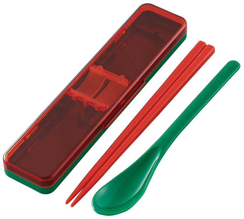 Skater Marche Tomato Chopsticks and Spoon Set - Japanese-made Combination Set