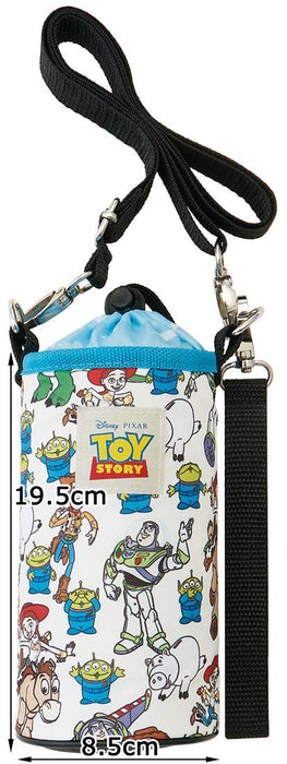Skater Toy Story Disney 500ml Bottle Cover with Shoulder Strap - Cooling Plastic Kpb6A