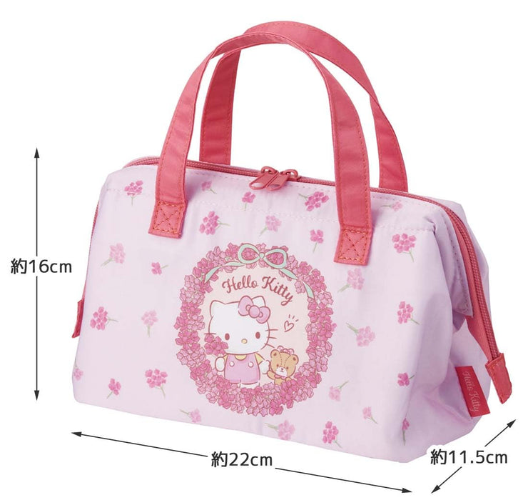 Skater Cooling Lunch Bag Hello Kitty Flower Wreath Sanrio Kga1-A Purse