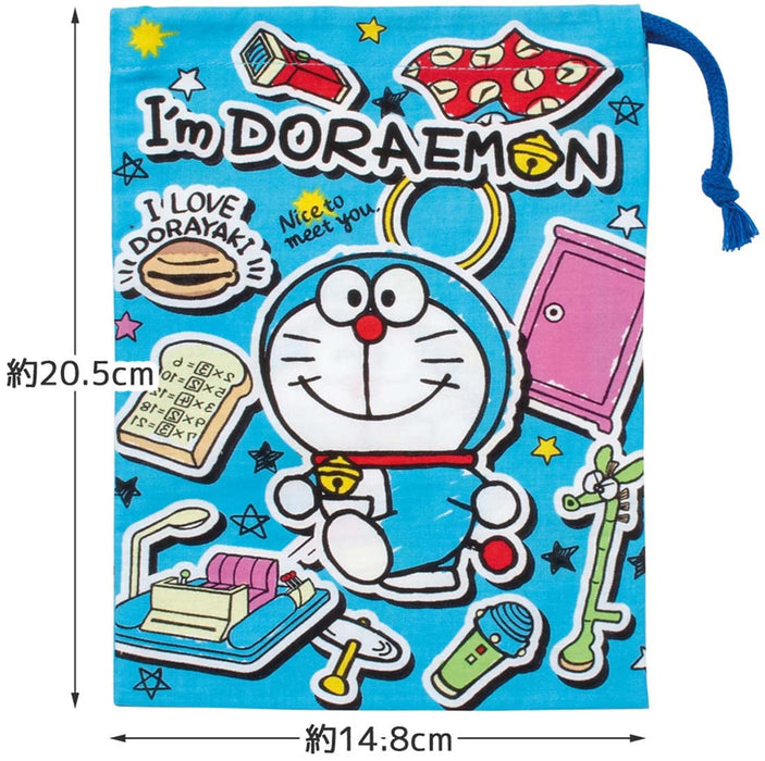 Skater Doraemon Sticker Cup Bag 21 X 15 cm - Skater KB62-A