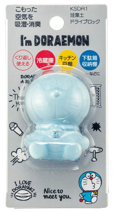 Skater Doraemon Moisture Absorption Deodorizing Dry Block with Diatomaceous Earth Sanrio Ksdr1