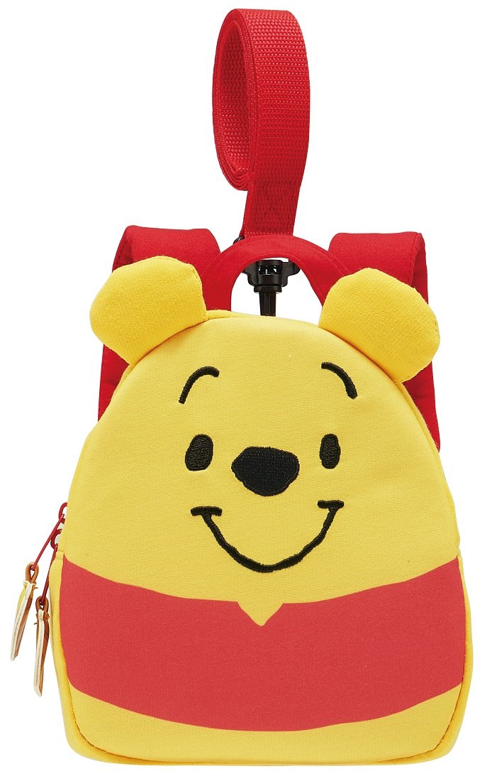 Skater Winnie The Pooh Rnhd1 Die-Cut Backpack in Sweatshirt Material with Harness- Japan Figure Store - #1 Bring To You The Best Japanese Goods