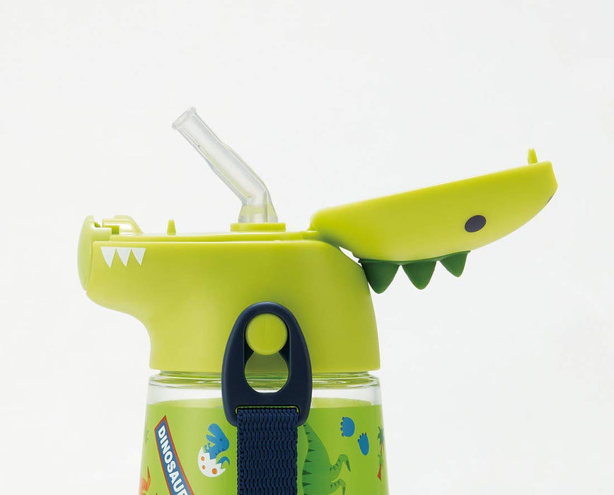 Bouteille d'eau Skater Dinosaur - Bouteille découpée 420 ml avec paille Pshc4Dk-A