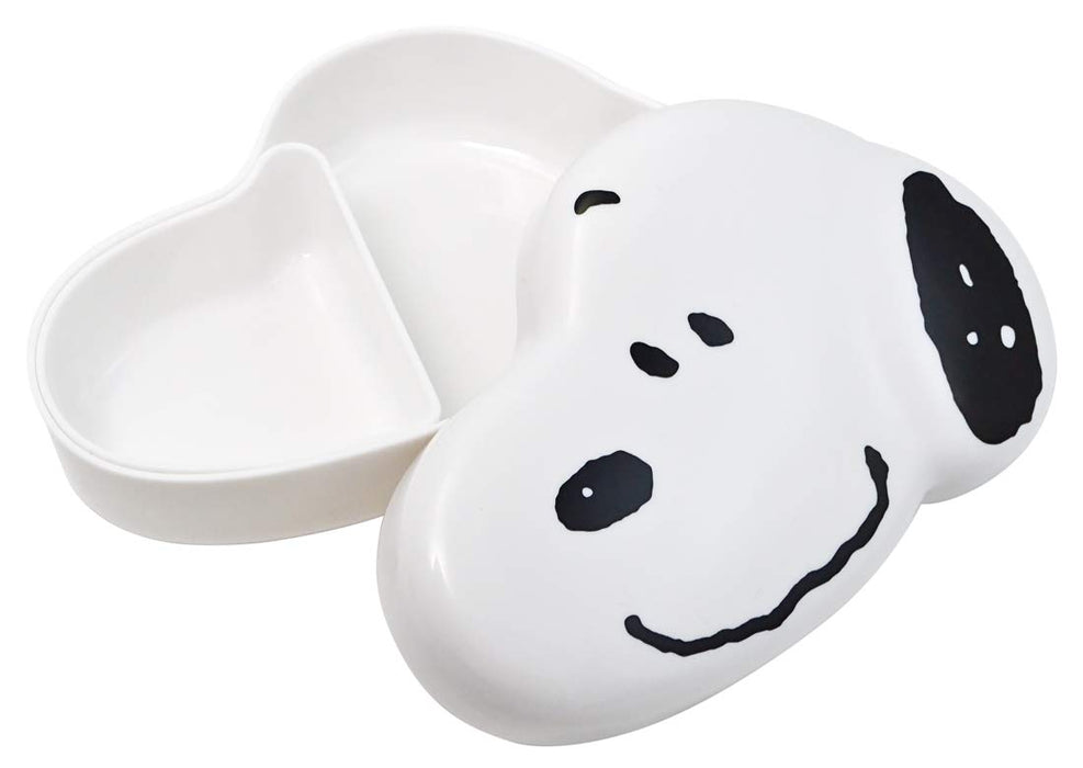 Skater Snoopy Peanuts Bento Lunch Box 280ml - Compact Die-Cut Design